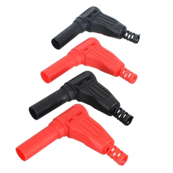 4pcs 4mm Male Right Angle 90 Degree Banana Plug Video Speaker Adapter Audio Connector DIY for Cable Connecter
4pcs 4mm Male Right Angle 90 Degree Banana Plug Video Speaker Adapter Audio Connector DIY for Cable Connecter