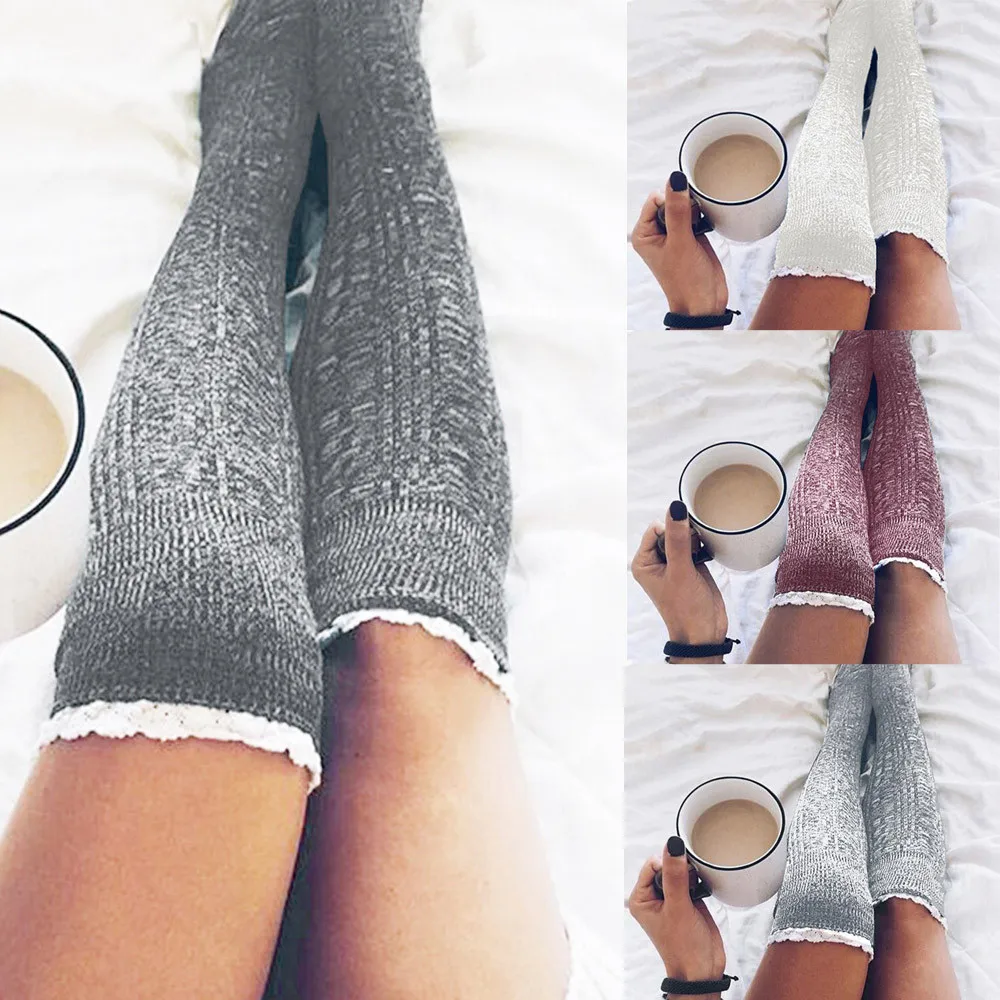 New2017 New Design Women Cotton Thigh High Long Stockings Knit Over Knee Socks christmas socks meias femininas chaussette femme
New2017 New Design Women Cotton Thigh High Long Stockings Knit Over Knee Socks christmas socks meias femininas chaussette femme