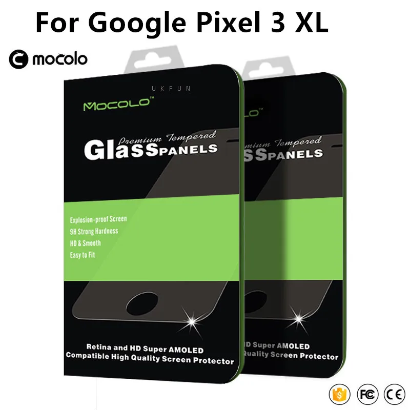 Защитное стекло для экрана Google Pixel 3 полноэкранное закаленное 9H 3D Mocolo pixel 3XL защита