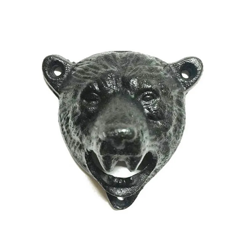 Vintage Cast Iron Bear Wall Mounted Opener Wine Beer Soda Glass Cap Bottle Opener Bar Tools Kitchen Gadgets 85*80*55mm 8A0109
Vintage Cast Iron Bear Wall Mounted Opener Wine Beer Soda Glass Cap Bottle Opener Bar Tools Kitchen Gadgets 85*80*55mm 8A0109