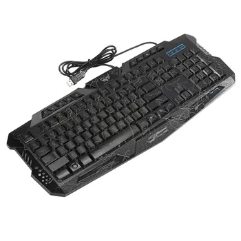 Professional Gaming USB Wired Keyboard Mouse Combos 7 Colors Backlight 104 Keys Keyboard Mice Set ND998
Professional Gaming USB Wired Keyboard Mouse Combos 7 Colors Backlight 104 Keys Keyboard Mice Set ND998