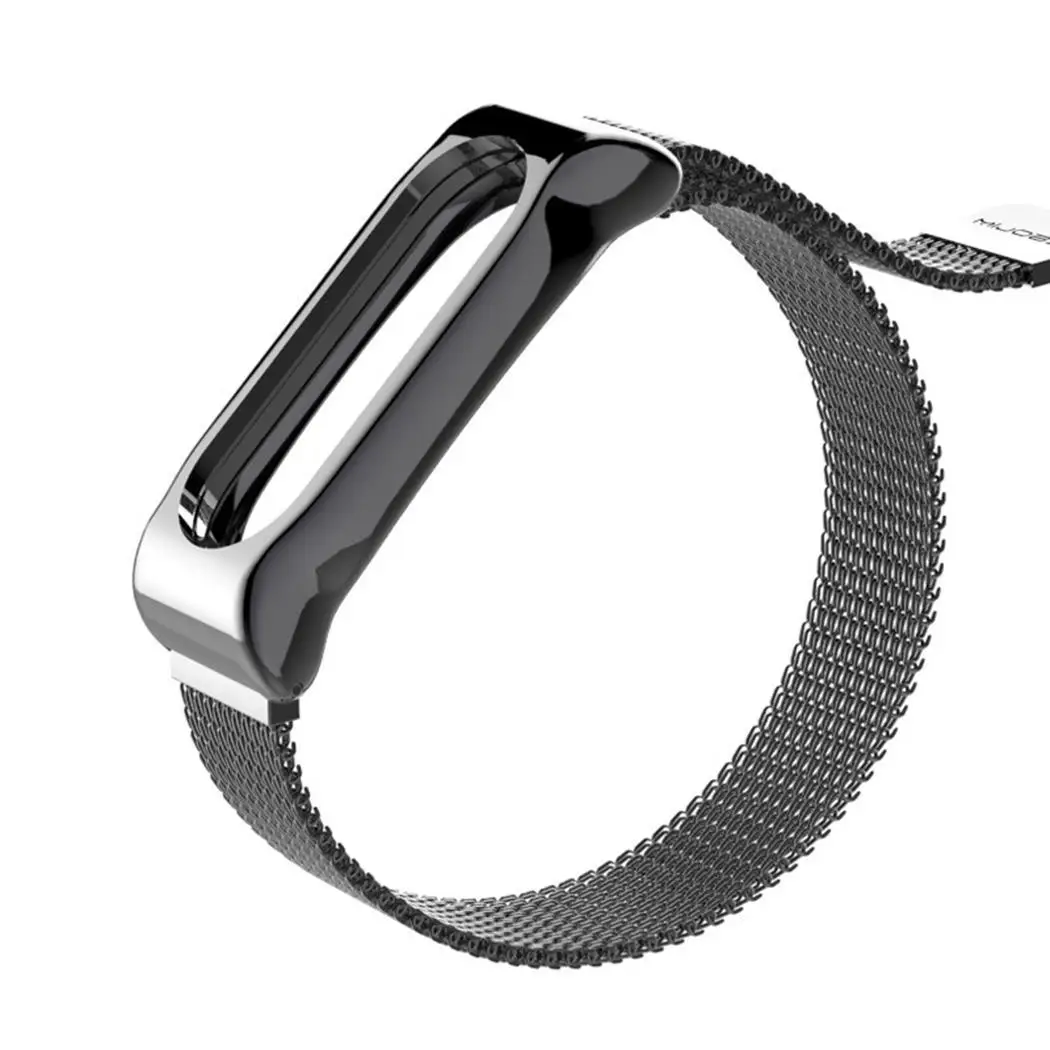Fashion Unique Unisex Metal Wrist Strap Wristband For Mi Band 2 | Электроника