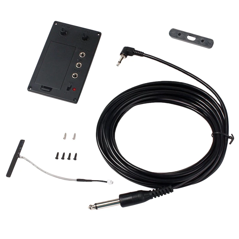 SEWS-Durable Violin Silent Eq Preamp Pickup With Plug Hole Cable Screws Set 4/4 Violin Parts
SEWS-Durable Violin Silent Eq Preamp Pickup With Plug Hole Cable Screws Set 4/4 Violin Parts