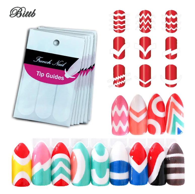 18Pc/Pack French Nail Tip Guide Stickers French Manicure Decoration DIY UV Nail Gel Painting Stencil Paper Polish Nail Art Tapes
18Pc/Pack French Nail Tip Guide Stickers French Manicure Decoration DIY UV Nail Gel Painting Stencil Paper Polish Nail Art Tapes