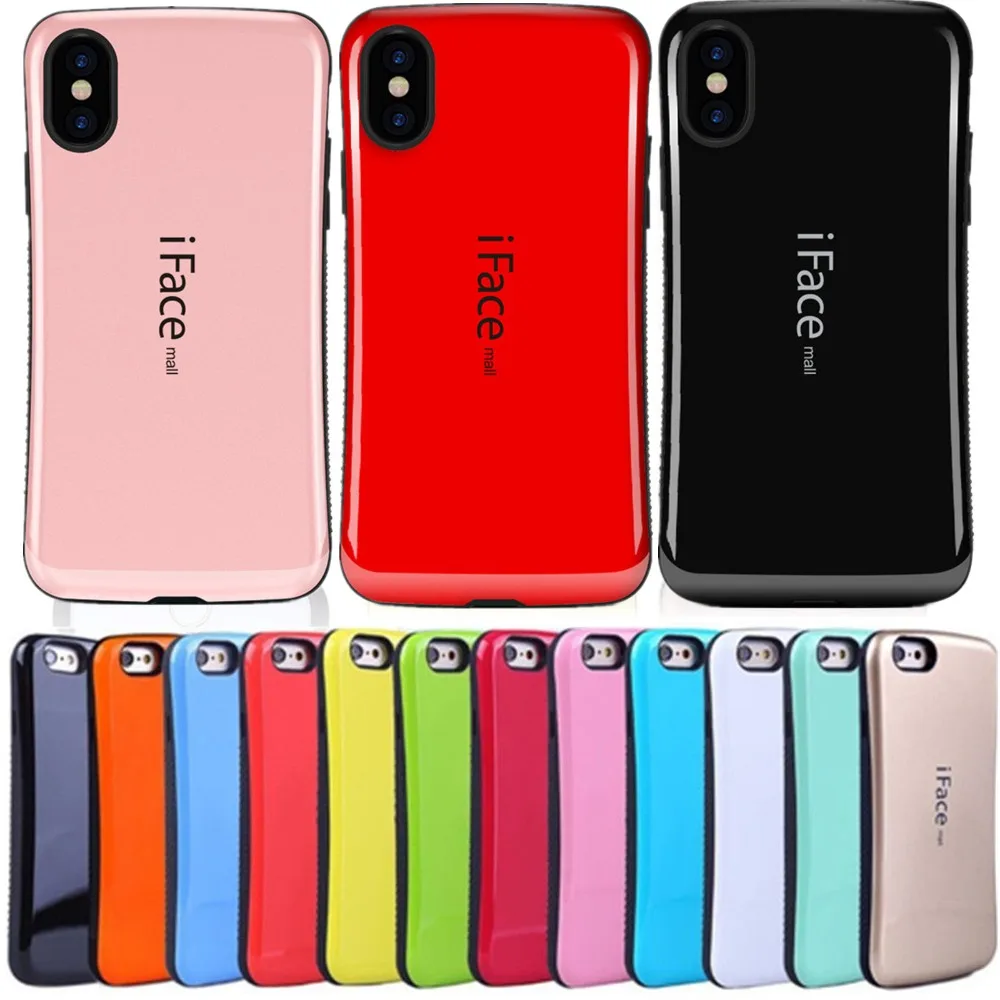 Top sale iFace mall smooth pattern silicon case For iphone 7 8 plus X XS MAX XR 6 6S plus back shell protector cover case
Top sale iFace mall smooth pattern silicon case For iphone 7 8 plus X XS MAX XR 6 6S plus back shell protector cover case