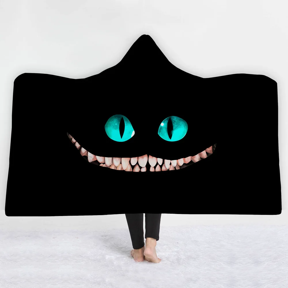 Lannidaa Black Devil's Smile Hooded Blanket Kids Adults Travel Picnic Playing Cloak Blanket Hoodie Blanket Throw On Sofa Bed
Lannidaa Black Devil's Smile Hooded Blanket Kids Adults Travel Picnic Playing Cloak Blanket Hoodie Blanket Throw On Sofa Bed