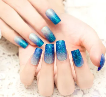 New 24PCS Pre-design Full Cover Long glitter Square head Fake False Acrylic Sticker Nails Tips With Free Glue Gel
New 24PCS Pre-design Full Cover Long glitter Square head Fake False Acrylic Sticker Nails Tips With Free Glue Gel