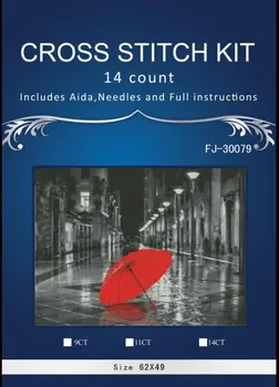 FJ-30079 umbrella Cross Stitch Cartoon Cross Stitch 14CT Cross-Stitch Kit Embroidery Needlework
FJ-30079 umbrella Cross Stitch Cartoon Cross Stitch 14CT Cross-Stitch Kit Embroidery Needlework