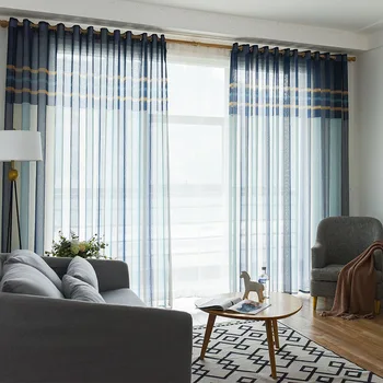 Curtains fo Living Room Modern Blue/coffee Flax Tulle For Bedroom Luxury Tulle Sheer Window Treatments Drapes
Curtains fo Living Room Modern Blue/coffee Flax Tulle For Bedroom Luxury Tulle Sheer Window Treatments Drapes