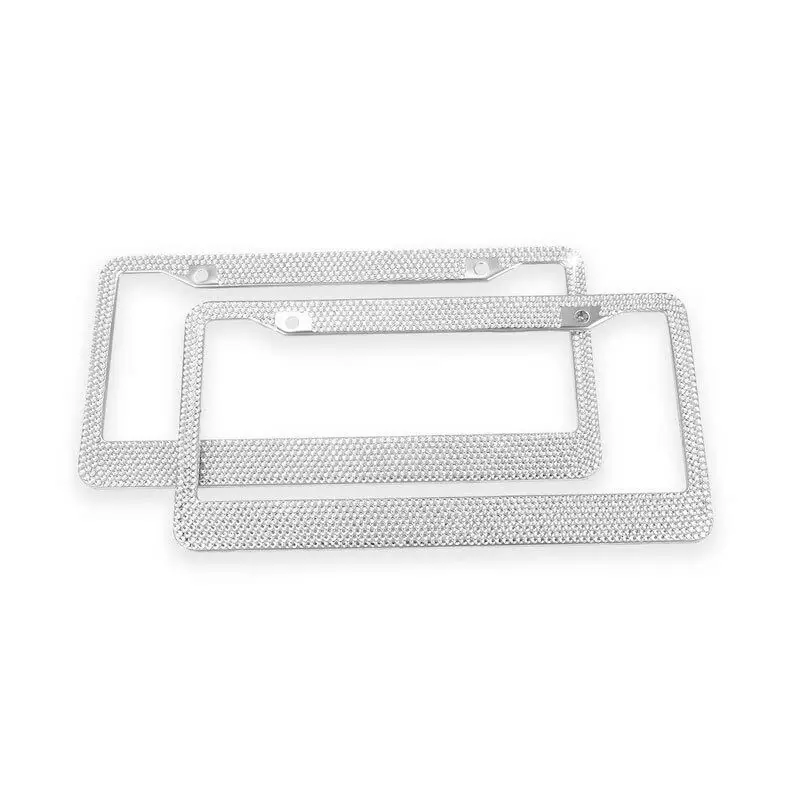 2Pcs License Plate Frame License Tag Cover Holder Stainless Steel Auto Car Styling Glitter Crystal Rhinestone Truck Vehicle
2Pcs License Plate Frame License Tag Cover Holder Stainless Steel Auto Car Styling Glitter Crystal Rhinestone Truck Vehicle