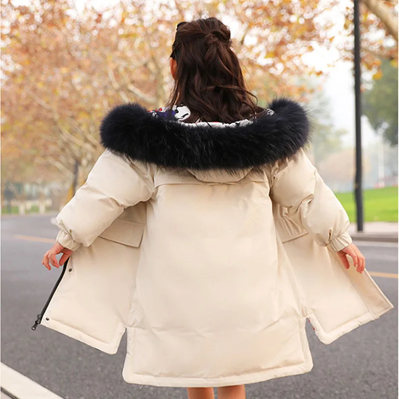 Children Girls Winter Duck Down Jacket 2019 New Fur Hooded Long Kids Girl Clothes Coat Warm Parka Teenage Outwear 10 12 14 Years
Children Girls Winter Duck Down Jacket 2019 New Fur Hooded Long Kids Girl Clothes Coat Warm Parka Teenage Outwear 10 12 14 Years