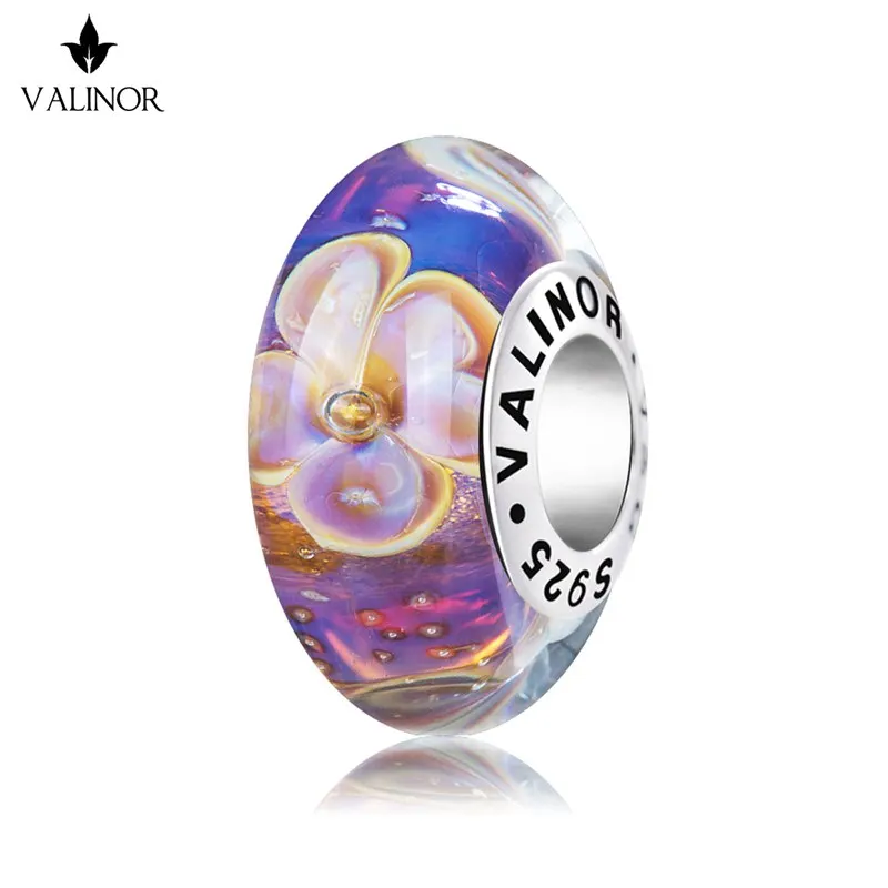 Charming flower silk texture colorful murano glass beads charms 925 Sterling Silver fit Bracelets Jewelry Trendy JKLL023
Charming flower silk texture colorful murano glass beads charms 925 Sterling Silver fit Bracelets Jewelry Trendy JKLL023