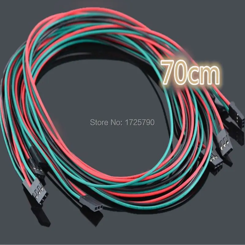 High Quality 10pcs/lot 70cm 3pin Dupont Cable Female to Female 3 pin Jumper Wire for 3D Printer Dupont kit
High Quality 10pcs/lot 70cm 3pin Dupont Cable Female to Female 3 pin Jumper Wire for 3D Printer Dupont kit