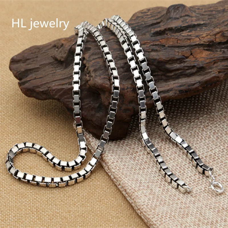 60cm free shipping Wholesale 100% Real Pure 925 Sterling Silver Necklace 4MM Thick Chain Men Gift Thai silver long necklace
60cm free shipping Wholesale 100% Real Pure 925 Sterling Silver Necklace 4MM Thick Chain Men Gift Thai silver long necklace