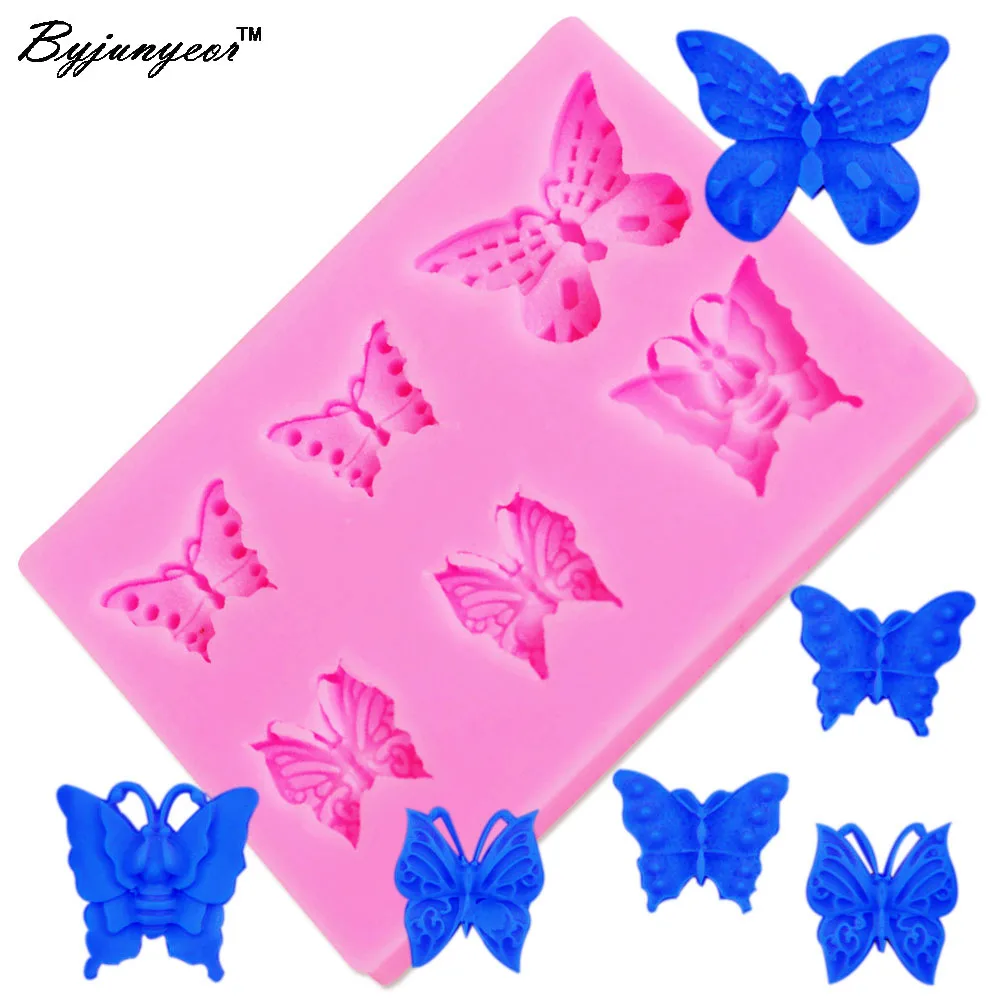 Byjunyeor 3D Silicone Mold Butterfly Shapes Mould 6 Cavities For Soap Candy Chocolate Ice cake moulds m147
Byjunyeor 3D Silicone Mold Butterfly Shapes Mould 6 Cavities For Soap Candy Chocolate Ice cake moulds m147