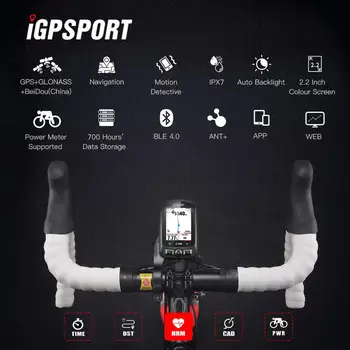 iGPSPORT IGS618E GPS Cycling Computer IPX7 Wireless Waterproof Computer Backlight Riding Digital Cadence Speed Sensor Computer
iGPSPORT IGS618E GPS Cycling Computer IPX7 Wireless Waterproof Computer Backlight Riding Digital Cadence Speed Sensor Computer