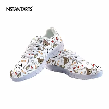 INSTANTARTS 2018 Hot Women Running Shoes Cute Cartoon Bear Pediatrics Nurse Printed Sneakers Light Air Mesh Female Walking Shoes
INSTANTARTS 2018 Hot Women Running Shoes Cute Cartoon Bear Pediatrics Nurse Printed Sneakers Light Air Mesh Female Walking Shoes