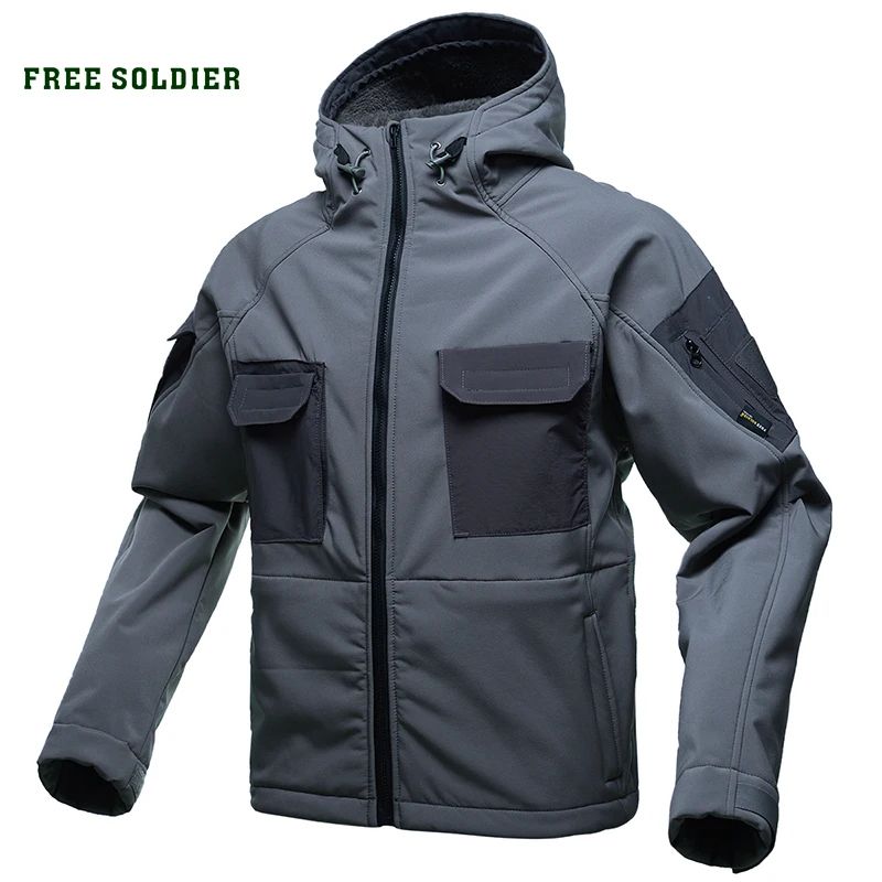 FREE SOLDIER Outdoor sports tactical waterproof soft shell jacket male military fans warm autumn and winter hiking or climbing
FREE SOLDIER Outdoor sports tactical waterproof soft shell jacket male military fans warm autumn and winter hiking or climbing