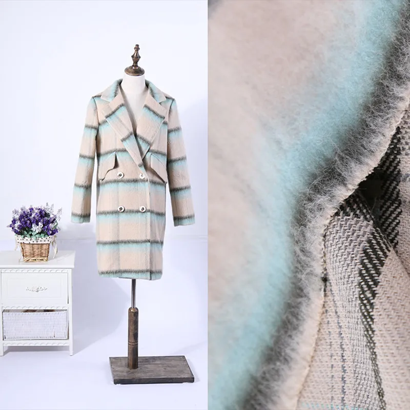 FFLACELL The import of high-grade wool plaid cloth thickened along woolen fabrics fashion wool winter coat
FFLACELL The import of high-grade wool plaid cloth thickened along woolen fabrics fashion wool winter coat