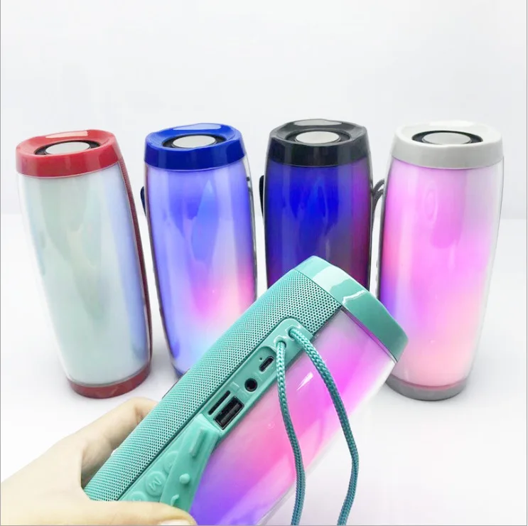 Wireless Bluetooth Speaker LED Portable Boom Box Outdoor Bass Column Subwoffer Sound Box with Mic Support TF FM USB
Wireless Bluetooth Speaker LED Portable Boom Box Outdoor Bass Column Subwoffer Sound Box with Mic Support TF FM USB