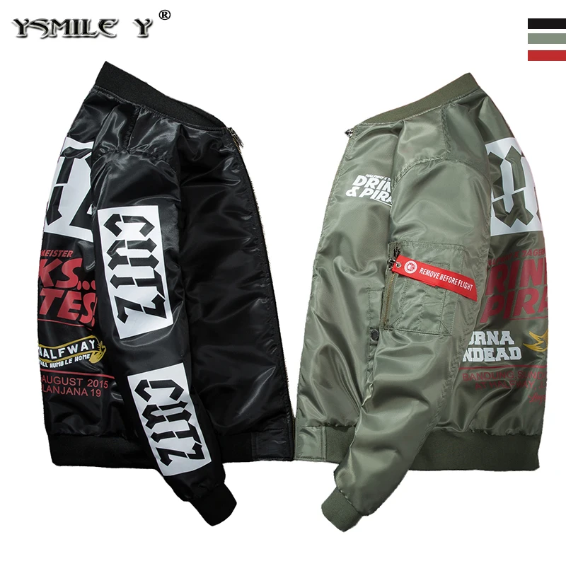2018 New Street tide Men Military Bomber jacket Hip-hop Anarchy Graffiti Coat Printing Punk style jackets Black Red Army green
2018 New Street tide Men Military Bomber jacket Hip-hop Anarchy Graffiti Coat Printing Punk style jackets Black Red Army green