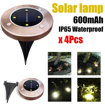 4Pcs Solar Light Lawn Lamps 4 LED Home Garden Outdoor Path Light Spot Lamp Yard Garden Lawn Waterproof Solar Powered Lighting
4Pcs Solar Light Lawn Lamps 4 LED Home Garden Outdoor Path Light Spot Lamp Yard Garden Lawn Waterproof Solar Powered Lighting