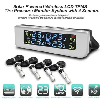 Smart Car TPMS Tyre Pressure Monitoring System Solar Power Charging Digital LCD Display Auto Security Alarm Systems
Smart Car TPMS Tyre Pressure Monitoring System Solar Power Charging Digital LCD Display Auto Security Alarm Systems