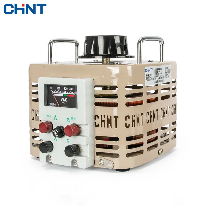 CHINT Single-phase Voltage Regulator 1000w Input 220v Voltage Regulator TDGC2 1kva Adjustable 0v-250v
CHINT Single-phase Voltage Regulator 1000w Input 220v Voltage Regulator TDGC2 1kva Adjustable 0v-250v