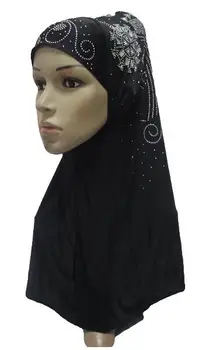 Muslim Rhinestone Hijab Caps Amira Islamic Women Headscarf One Piece Scarf Shawl Wrap Turban Arab Full Cover Prayer Hat Hijabs
Muslim Rhinestone Hijab Caps Amira Islamic Women Headscarf One Piece Scarf Shawl Wrap Turban Arab Full Cover Prayer Hat Hijabs