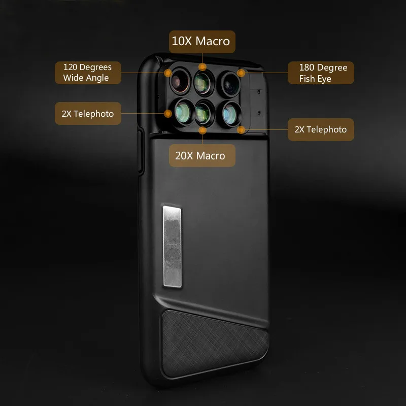 New!! Multi-function Mobile Phone Lens Cover for Iphone X External Lens Wide-angle Fisheye Macro Telephoto Special Effects Lens
New!! Multi-function Mobile Phone Lens Cover for Iphone X External Lens Wide-angle Fisheye Macro Telephoto Special Effects Lens