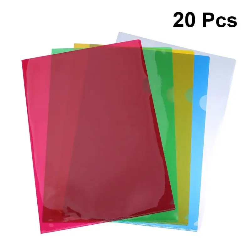 20pcs/Pack Practical Plastic File Folder Durable Transparent Stationery Folder Document Folder File Purse For Home Office School
20pcs/Pack Practical Plastic File Folder Durable Transparent Stationery Folder Document Folder File Purse For Home Office School