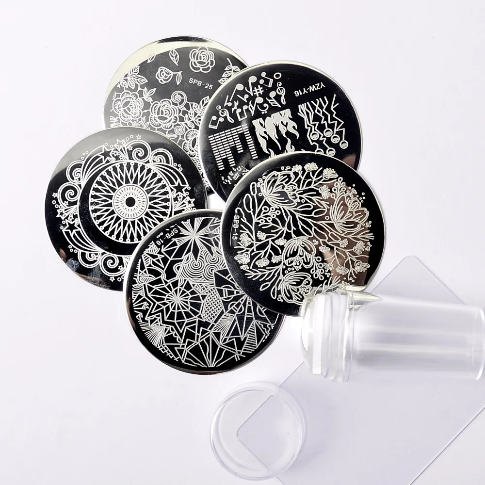 YWK 1 Set Beauty Flower Styles Image Polish Printing Nail Stamping Plates Nail Art Templates Stencils Manicure Styling Tools
YWK 1 Set Beauty Flower Styles Image Polish Printing Nail Stamping Plates Nail Art Templates Stencils Manicure Styling Tools