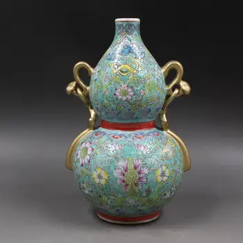 6 Antique QingDynasty porcelain vase,Greenland pastel cucurbit bottle,Hand-painted crafts,Decoration,Collection&Adornment
6 Antique QingDynasty porcelain vase,Greenland pastel cucurbit bottle,Hand-painted crafts,Decoration,Collection&Adornment