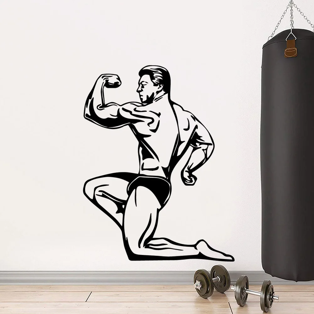 Cute strong man GYM Vinyl Wall Sticker Wallpaper Decorative Decor Living Room Bedroom Removable Decoration Decal
Cute strong man GYM Vinyl Wall Sticker Wallpaper Decorative Decor Living Room Bedroom Removable Decoration Decal
