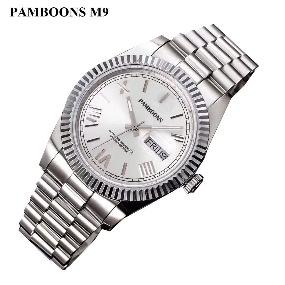 PAMBOON Green Watch Men Automatic Mechanical Anti-Scratch Rotatable Outer Ring Waterproof Luminous Mens Watches Top Brand Luxury
PAMBOON Green Watch Men Automatic Mechanical Anti-Scratch Rotatable Outer Ring Waterproof Luminous Mens Watches Top Brand Luxury
