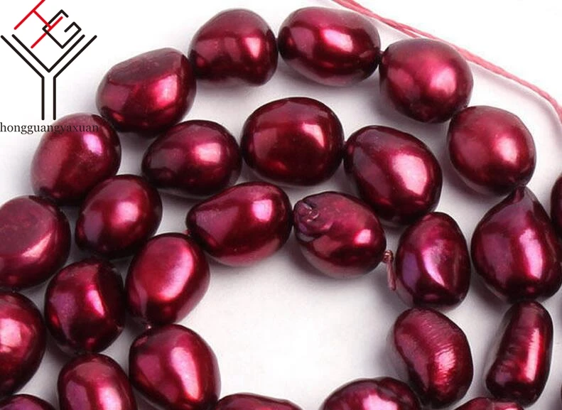One Strands Real Pearl 9mm Bright Purple Red Pearl Oval Baroque Natural Freshwater Pearl loose beads 35cm / 15inch
One Strands Real Pearl 9mm Bright Purple Red Pearl Oval Baroque Natural Freshwater Pearl loose beads 35cm / 15inch