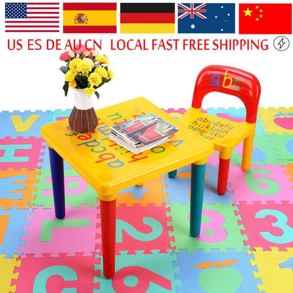 1PC premium Plastic DIY Table and Chair Set With colorful alphabet study table Activity Fun Child Toy
1PC premium Plastic DIY Table and Chair Set With colorful alphabet study table Activity Fun Child Toy