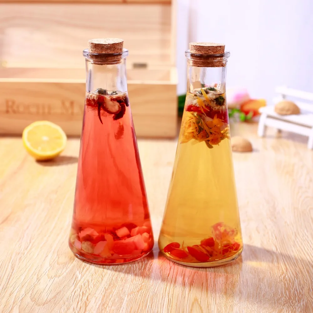 Cork glass jar storage bottle cold tea bottle milk tea wishing star rainbow Conical Storage
Cork glass jar storage bottle cold tea bottle milk tea wishing star rainbow Conical Storage