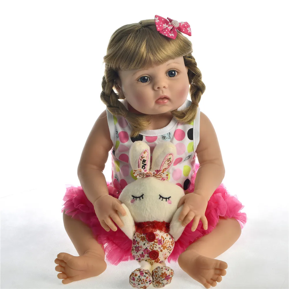 Inteiro corpo silicone reborn baby dolls toys 23inch 57cm newborn baby girl doll gift for children bebes reborn
Inteiro corpo silicone reborn baby dolls toys 23inch 57cm newborn baby girl doll gift for children bebes reborn
