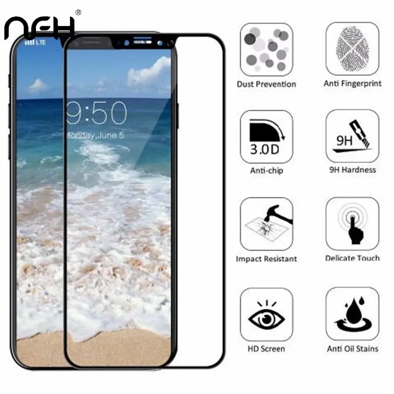 3D 4D Advanced 5D Full Cover Screen Protector Protective Glass For iPhone 7 8 Plus 9H Explosion protection Film Case For iPhon X
3D 4D Advanced 5D Full Cover Screen Protector Protective Glass For iPhone 7 8 Plus 9H Explosion protection Film Case For iPhon X