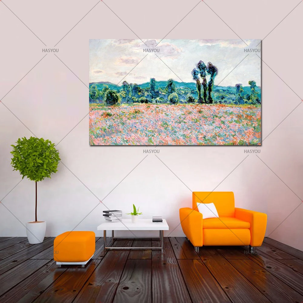 Canvas Art Claude Monet Wild Poppies Nostalgic Landscape Handfmade Oil Painting Wall Picture Canvas Poster for Living Room
Canvas Art Claude Monet Wild Poppies Nostalgic Landscape Handfmade Oil Painting Wall Picture Canvas Poster for Living Room