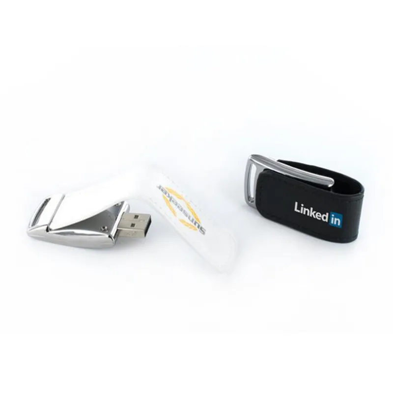 Высококачественная кожаная Флешка USB 2 0 в форме ракушки с логотипом компании Bank