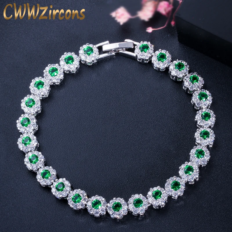CWWZircons Top Quality Chain Link Green Crystal Warp Bracelet Fashion Women Wedding Party Round Cubic Zirconia Bracelets CB086
CWWZircons Top Quality Chain Link Green Crystal Warp Bracelet Fashion Women Wedding Party Round Cubic Zirconia Bracelets CB086