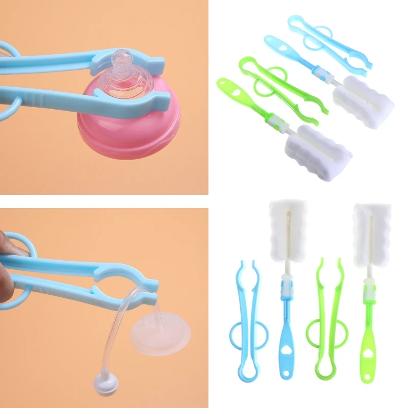 High Quality 5 Pcs Sponge Brush Baby Bottle Cup Glass Pacifier Washing Clean Cleaner Tool Hot New Design
High Quality 5 Pcs Sponge Brush Baby Bottle Cup Glass Pacifier Washing Clean Cleaner Tool Hot New Design