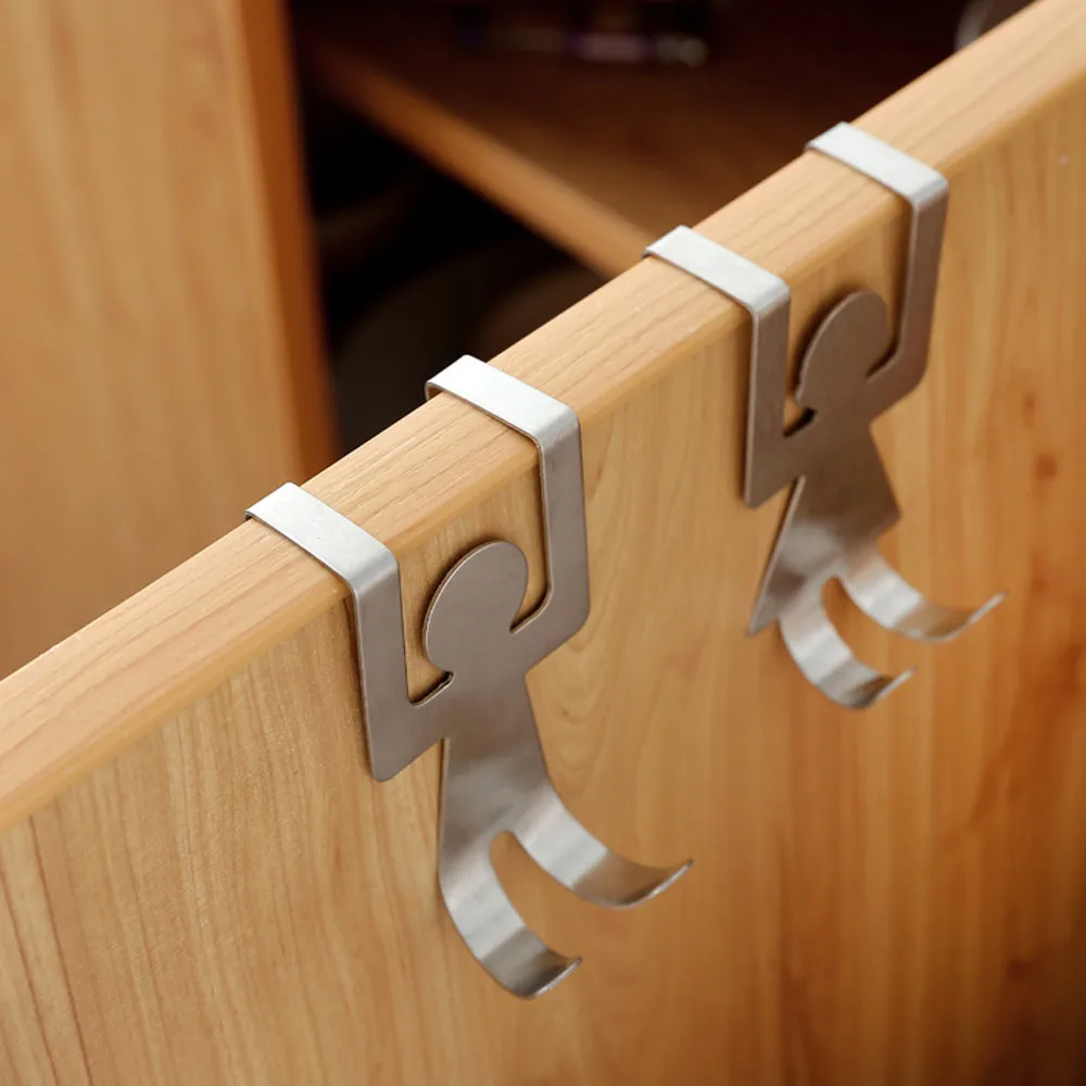 2Pcs Stainless Steel Shaped Hook Kitchen Stainless Steel Hanger Storage Rack Tool Hanger for bathroom door wall convenient
2Pcs Stainless Steel Shaped Hook Kitchen Stainless Steel Hanger Storage Rack Tool Hanger for bathroom door wall convenient