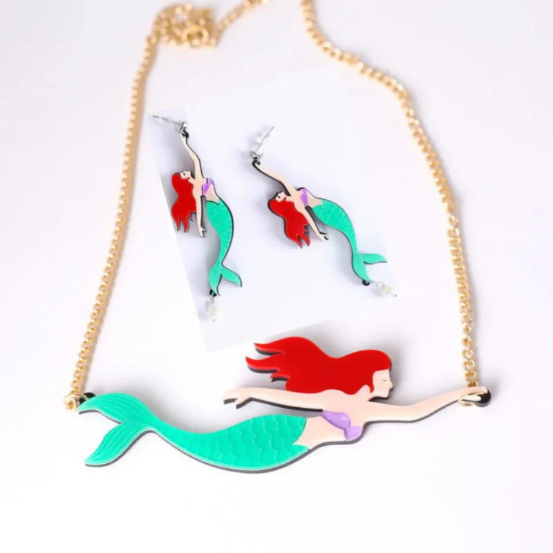 2019 New Sweet Acrylic Princess Mermaid Pearl Earring Red Hair Beautiful Tassel Long Earrings for Women Jewelry Pendientes Mujer
2019 New Sweet Acrylic Princess Mermaid Pearl Earring Red Hair Beautiful Tassel Long Earrings for Women Jewelry Pendientes Mujer