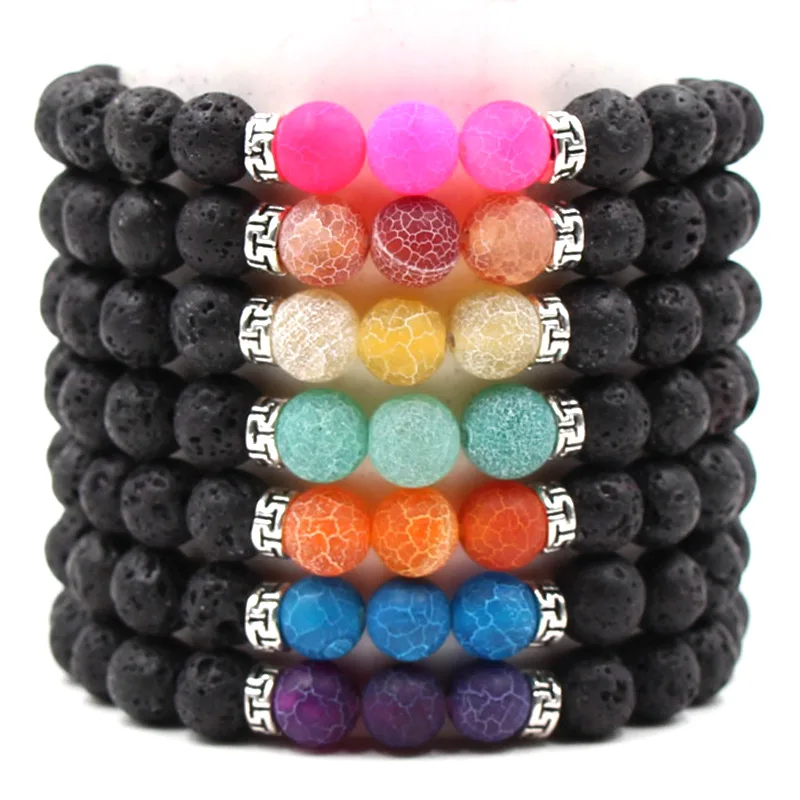 Black Lava Stone Chakra Beads Essential Oil Diffuser Bracelet Balance Yoga Pulseira Feminina Buddha Jewelry pulsera DropShipping
Black Lava Stone Chakra Beads Essential Oil Diffuser Bracelet Balance Yoga Pulseira Feminina Buddha Jewelry pulsera DropShipping