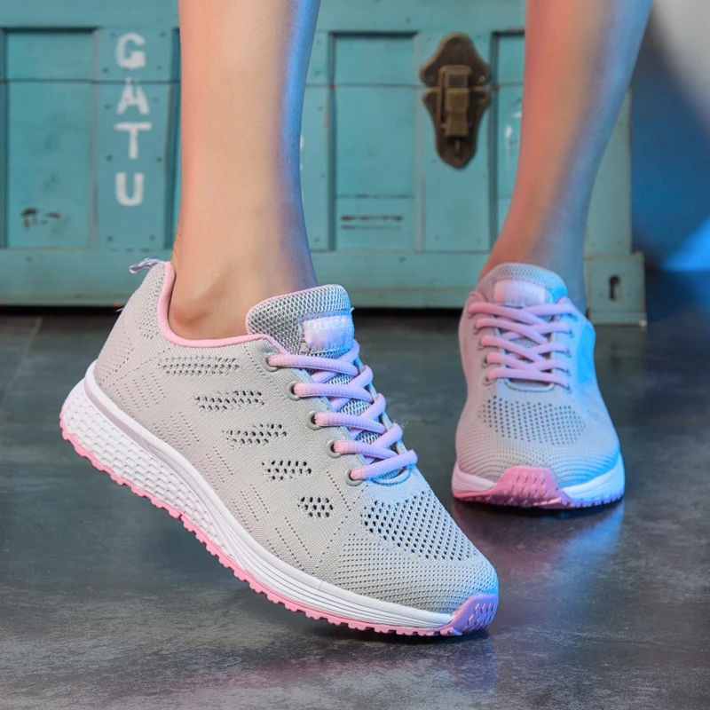 Women Breathable Sneakers Spring Autumn Running Shoes Black White Ladies Fitness Sneakers Lightweight Walking Sneakers
Women Breathable Sneakers Spring Autumn Running Shoes Black White Ladies Fitness Sneakers Lightweight Walking Sneakers