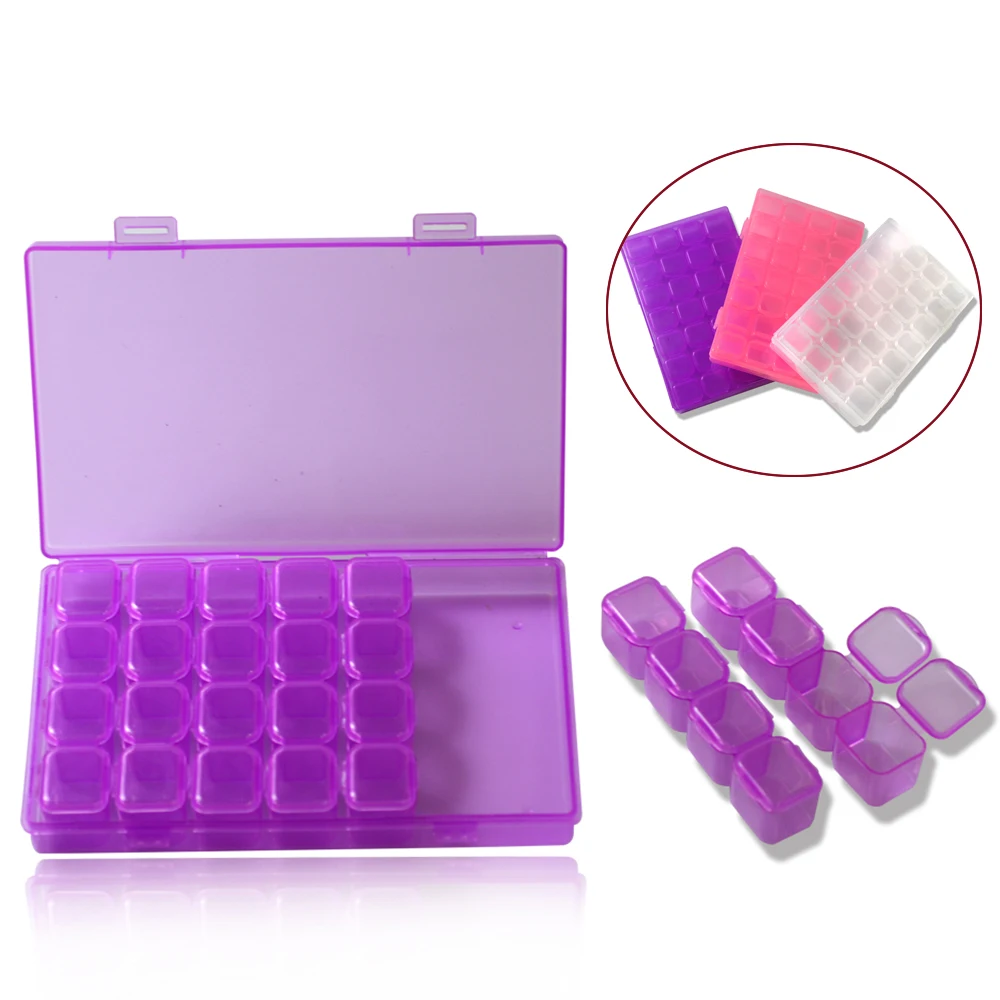 28 Compartment Empty Nail Art Decoration Storage Case Box Nail Glitter Rhinestone Crystal Beads Accessories Container LAND288
28 Compartment Empty Nail Art Decoration Storage Case Box Nail Glitter Rhinestone Crystal Beads Accessories Container LAND288