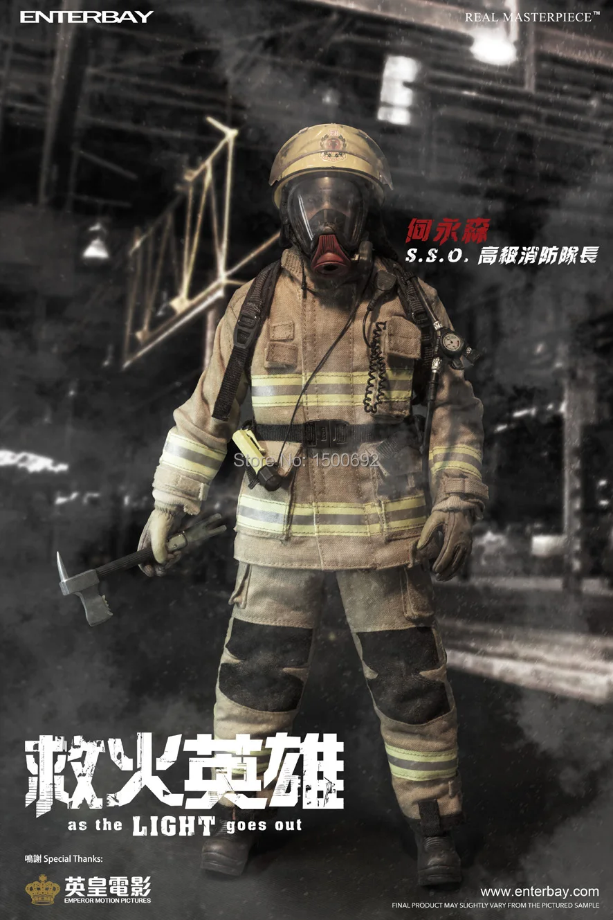 Enterbay Real Masterprice As The Light Goes Out Fireman Sam Nicolas Tse 1/6 figure
Enterbay Real Masterprice As The Light Goes Out Fireman Sam Nicolas Tse 1/6 figure